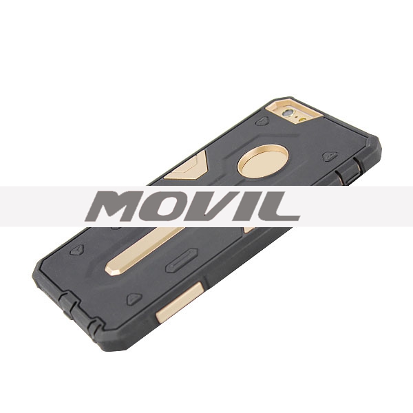 NP-2591 Guerrero 2 en 1 PC   TPU Funda para iPhone 6 Plus-7